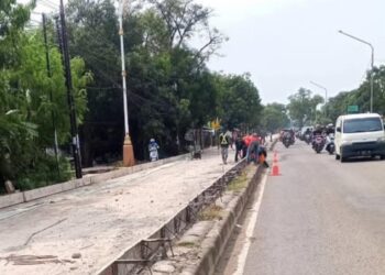 Jalan Provinsi di Indramayu Dilarang Digunakan Untuk Hajatan