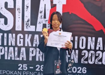 Emas dari Kota Mangga, Liyyana Tebar Asa Pesilat Masa Depan