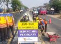 Buntut Kecelakaan Maut 12 orang Tewas,Polisi tutup 141 U-turn ilegal di Jalur Pantura Indramayu