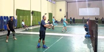 Dekopinda Kota Cirebon Gelar Kejuaraan Badminton Antar Koperasi 