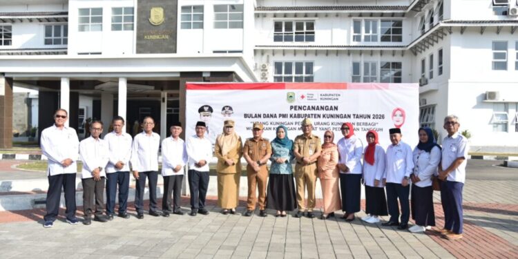 Resmi Dibuka, Bulan Dana PMI Kuningan Targetkan Rp900 Juta