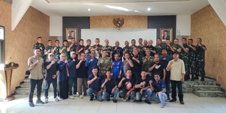 Dandim 0617/Majalengka Ngopi Bareng Dengan Insan Media