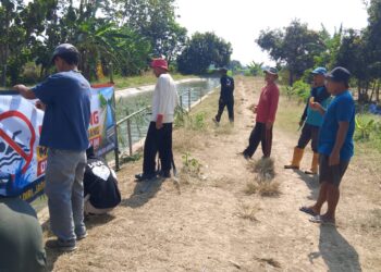 Petani Desa Biyawak Desak Pengelola Bendung Rentang Buka Pintu Air Sungai Cipelang