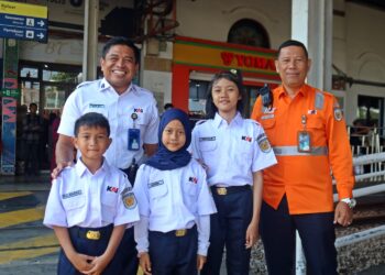 Stasiun Cirebon Disulap Jadi Ruang Belajar Sekaligus Bermain