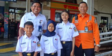 Stasiun Cirebon Disulap Jadi Ruang Belajar Sekaligus Bermain 