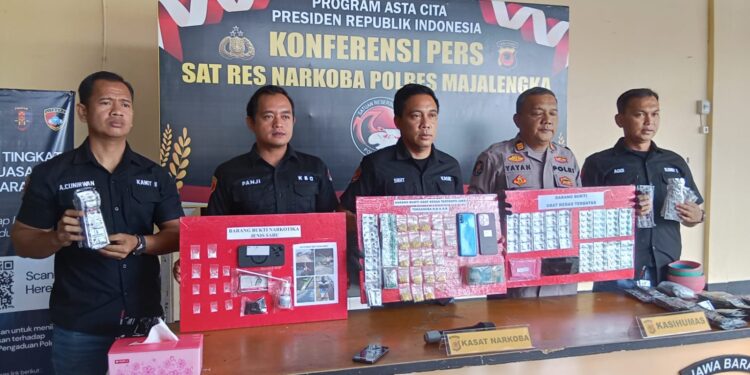 Pengedar Obat Keras Terlarang Diamankan Satres Narkoba Polres Majalengka
