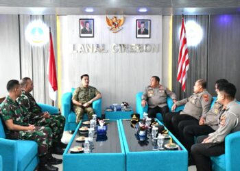 Kapolresta Cirebon Perkuat Sinergi TNI-Polri, Kunjungi Lanal dan Denpom