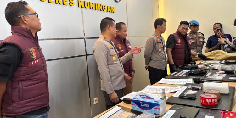 Tiga Bulan, Polres Kuningan Ringkus 12 Tersangka Kasus Narkoba