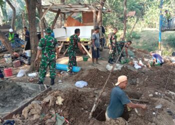 Harapan Baru Warga Larangan Utara dan Larangan Selatan, Jembatan Gantung Kecapi Mulai Dibangun