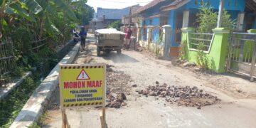 Jalan Cihoe Kidul Dibangun, Mobilitas Warga Ciledug-Pasaleman Makin Lancar