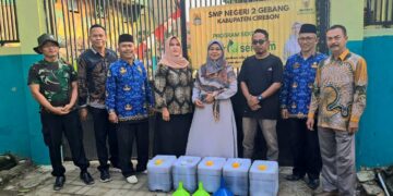 SMPN 2 Gebang Ubah Jelantah Jadi Sedekah Lewat Program TERSENYUM