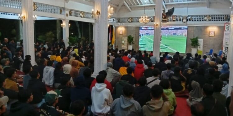 Spanyol Juara, Nobar Final Piala Dunia di Pendopo Kuningan Berlangsung Meriah