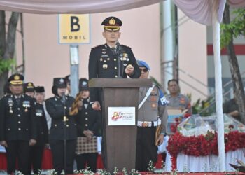 Polres Cirebon Kota Gelar Upacara HUT Bhayangkara ke-80