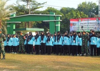 Kodim 0614/Kota Cirebon Buka Latihan Dasar Kepemimpinan Mahasiswa Poltekkes Kemenkes Tasikmalaya TA 2026
