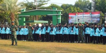 Kodim 0614/Kota Cirebon Buka Latihan Dasar Kepemimpinan Mahasiswa Poltekkes Kemenkes Tasikmalaya TA 2026